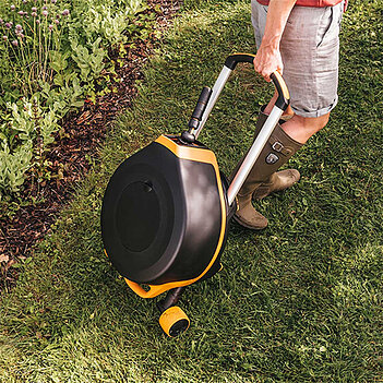 Візок зі шлангом Fiskars X-series XL 27 м автоматичний з набором аксесуарів (1067548)