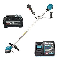 Коса аккумуляторная Makita XGT 40 V MAX + аккумулятор + зарядное устройство (SET-UX01GZ-PROMOXGT)