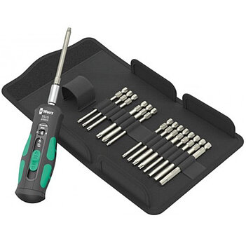 Викрутка динамометрична з набором біт WERA 7515/16 Kraftform Safe-Torque Speed Universal 1 2,0-6,0 Нм 16 шт. (05075851001) Викрутка динамометрична з набором біт WERA 7515/16 Kraftform Safe-Torque Speed Universal 1 2,0-6,0 Нм 16 шт. (05075851001)