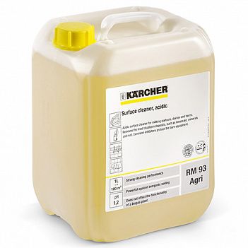Очиститель поверхностей кислотный Karcher RM 93 Agri 10,0л (6.295-658.0) Очиститель поверхностей кислотный Karcher RM 93 Agri 10,0л (6.295-658.0)