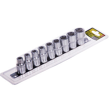 Набор головок Torx Alloid 1/2" 9 шт. (НГЕ-1024Б) Набор головок Torx Alloid 1/2" 9 шт. (НГЕ-1024Б)