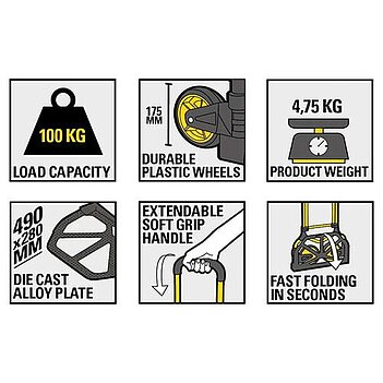 Тележка транспортировочная Stanley 100 кг (SXWT-FT582)