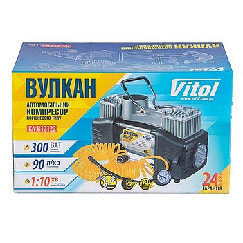 Компрессор автомобильный VITOL Вулкан (КА-В12122)