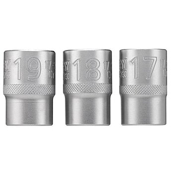 Набор головок 6-гранных Stanley 1/2" 3ед. (FMMT17094-0)