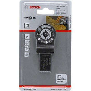 Полотно пиляльне занурювальне Bosch 20 х 30 мм 5 шт. (2608661628)