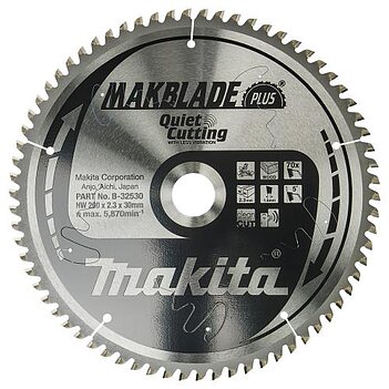 Диск пиляльний по дереву Makita MAKBlade PLUS 260х1,8х30мм (B-32530)