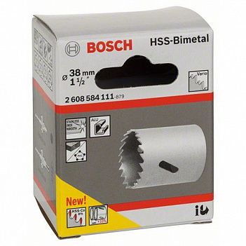 Коронка по металлу и дереву Bosch HSS-Bimetal 38 мм (2608584111)
