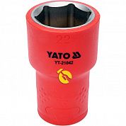 Головка торцева 6-гранна Yato 1/2" 22 мм (YT-21042)