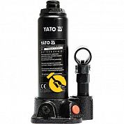 Домкрат гидравлический бутылочный Yato 8т (YT-17003)