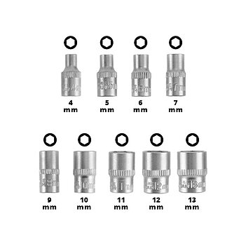 Набор инструмента Einhell L-CASE 1/4" 37 ед. (109022)