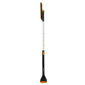 Щетка со шкребком телескопическая Fiskars X-series поворотная (1078492)