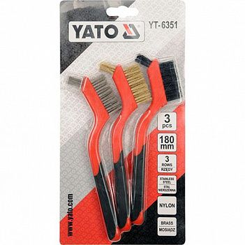 Щетка по металлу Yato 3шт (YT-6351)
