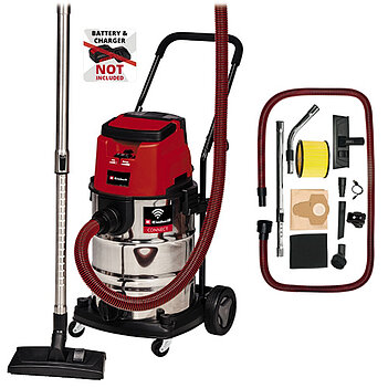 Пылесос аккумуляторный Einhell TP-VC 36/30 S Auto - Solo (2347143) - без аккумулятора и зарядного устройства Пылесос аккумуляторный Einhell TP-VC 36/30 S Auto - Solo (2347143) - без аккумулятора и зарядного устройства