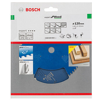 Диск пильный по дереву Bosch Expert for Wood 120x20х1,3мм (2608644003)