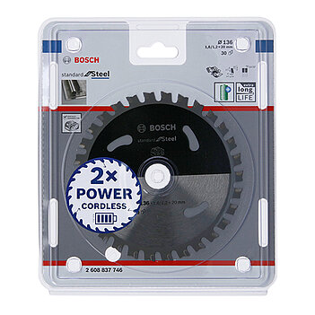 Диск пильный по металлу Bosch PRO for Steel 136x1,2х20 мм (2608837746)