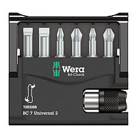 Набор бит WERA Bit-Check 7 Universal 2 1/4" 7 шт. (05056155001)