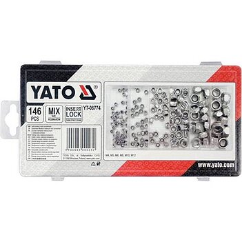 Гайки самозажимные Yato М4-М12 146 шт. (YT-06774)