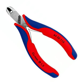 Кусачки торцевые KNIPEX 115 мм для электроники прецизионные (64 52 115) Кусачки торцевые KNIPEX 115 мм для электроники прецизионные (64 52 115)