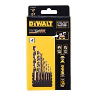 Набір свердел по металу DeWalt Black&Gold 7 шт (DT70829)