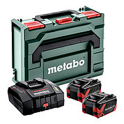 Акумулятор Li-Ion Metabo LiHDX 18,0В 2 шт. + зарядний пристрій ASC 290 + MetaBOX 145 (685305000)