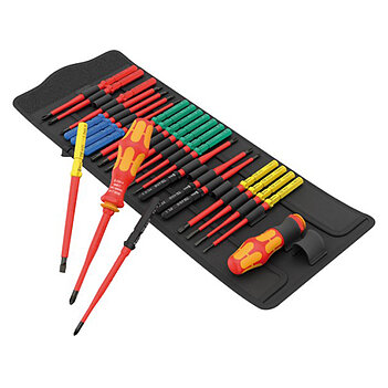 Викрутка зі змінними стрижнями діелектрична WERA Kraftform Kompakt VDE Big Pack 1 26 шт. (05006617001) Викрутка зі змінними стрижнями діелектрична WERA Kraftform Kompakt VDE Big Pack 1 26 шт. (05006617001)