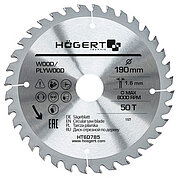 Диск пиляльний по дереву Hoegert Mn65 190х1,6х30 мм (HT6D785)