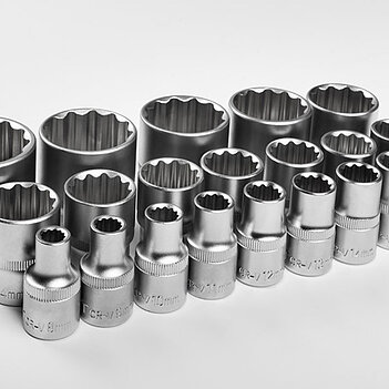 Набор головок 12-гранных Hoegert 1/2" 21 ед. (HT4R085)