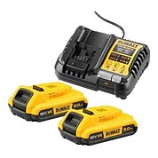 Зарядное устройство DeWalt + аккумулятор 2 шт. (DCB1104D2)