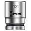 Головка торцевая 6-гранная WERA Zyklop 8790 HMA Cr-V 1/4" 12 мм (05003511001)