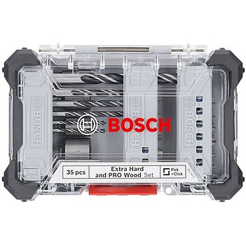 Набор бит и сверл Bosch Extra Hard Screwdriver Bit and PRO Wood Set 35 шт. (2607017730)