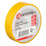 Лента изоляционная INTERTOOL 15м х 17мм 1шт (IT-0042)