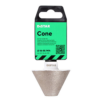 Фреза конусна шліфувальна алмазна Distar Cone 18-55/M14 (87015424038)