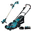 Газонокосилка аккумуляторная Makita + триммер аккумуляторный (SET-DLM330Z-0525)