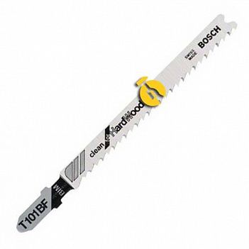 Полотно пиляльне по дереву Bosch Clean for Hard Wood T 101 BF 100 мм, 5 шт (2608634234)