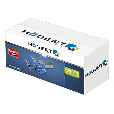 Тиски слесарные Hoegert 125 мм (HT3B617)
