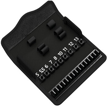 Набор инструмента WERA 8100 SA 7 Zyklop Metal 1/4" 28 ед. 6PT (05004017001)