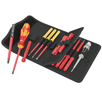 Викрутка зі змінними стрижнями діелектрична WERA Kraftform Kompakt VDE 18 Universal 1 TIE 18 шт. (05006613001) Викрутка зі змінними стрижнями діелектрична WERA Kraftform Kompakt VDE 18 Universal 1 TIE 18 шт. (05006613001)