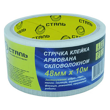 Скотч армований Сталь 36087 48мм x 10м 1 шт (148595)