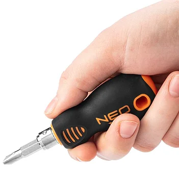 Отвертка реверсивная с двухсторонней битой Neo Tools 2 шт. (04-201)