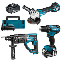 Набор инструментов аккумуляторных Makita (SET-DGA511Z-0725)