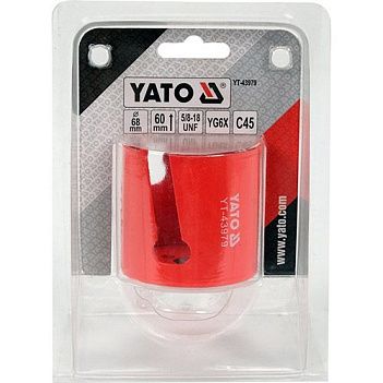 Коронка по керамике и силикату Yato 68 мм (YT-43979)