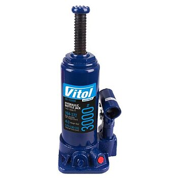 Домкрат гидравлический бутылочный VITOL 3 т (DB-03006K)