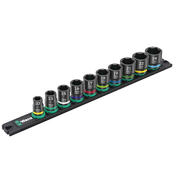 Набір головок 6-гранних ударних WERA 9607 B Impaktor 1 3/8" 10 шт. (05005451001) Набір головок 6-гранних ударних WERA 9607 B Impaktor 1 3/8" 10 шт. (05005451001)