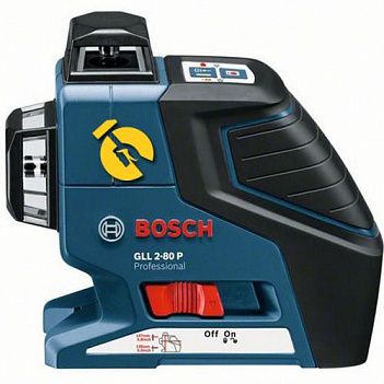 Нивелир лазерный линейный построитель плоскостей Bosch GLL 2-80 P + BM1 (0601063206)