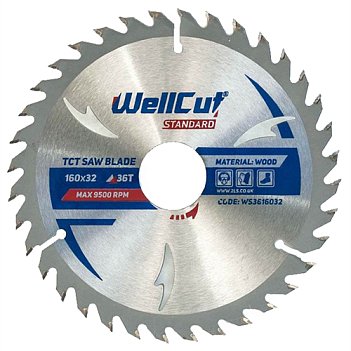 Диск пильный по дереву WellCut Standard 160х20,00мм (WS3616020)