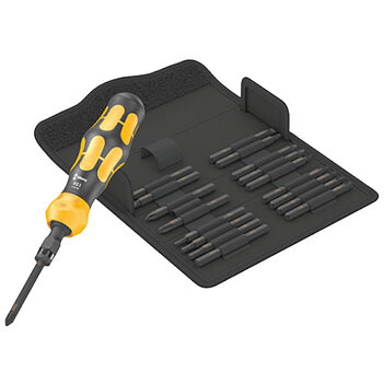 Викрутка ударно-поворотна з набором біт WERA Kraftform Kompakt 900 Set 1 19 шт. (05018110001) Викрутка ударно-поворотна з набором біт WERA Kraftform Kompakt 900 Set 1 19 шт. (05018110001)