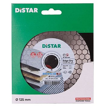 Диск алмазний суцільний Distar 1A1R Edge Dry 125x22,23x1,6 мм (11115537010)