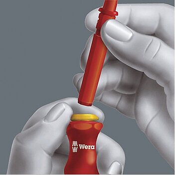 Викрутка зі змінними стрижнями діелектрична WERA Kraftform Kompakt VDE 16 Universal 1 TIE 16 шт. (05006607001)