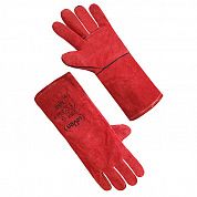 Перчатки-краги SeVen красные на подкладке XL / р.10 (69246)