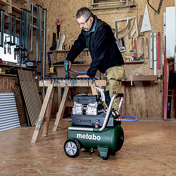 Компрессор безмасляный Metabo Basic 220-24 OF Silent (601593000)